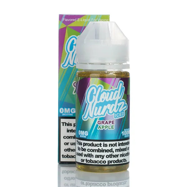Cloud Nurdz ICED E-Liquid - No Nicotine Vape Juice - 100ml - Black Coral